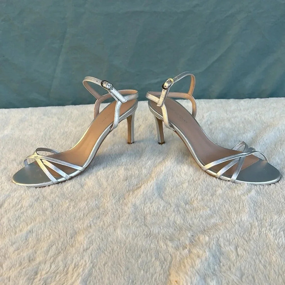 EUC Stuart Weitzman Starla 80 Ankle Strap Leather Sandal Size 6 - Picture 4 of 7